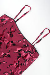 Recess Designer Consignment Vintage Alan Austin Velvet Lamé Burnout Camisole & Skirt Set Los Angeles Resale