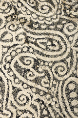 Recess Designer Consignment Vintage Alan Austin Golden Metallic Lamé Paisley Silk Blouse Los Angeles Resale