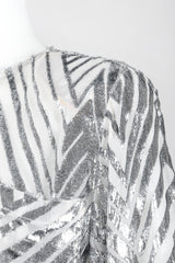 Recess Los Angeles Vintage Alan Austin Metallic Velvet Lamé Blouse