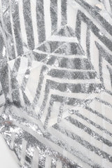 Recess Los Angeles Vintage Alan Austin Metallic Velvet Lamé Blouse