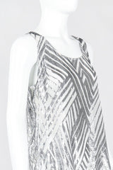 Recess Los Angeles Vintage Alan Austin Metallic Velvet Lamé Chrome Tank