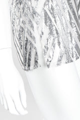 Recess Los Angeles VIntage Alan Austin Metallic Velvet Lamé Chrome Tank