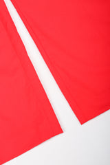 Recess Designer Consignment Vintage Alexander McQueen Red Matador Peekaboo Ladder Cutout Button Tuxedo Pant Los Angeles Resale