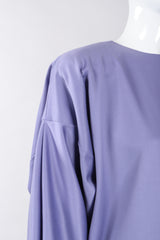Recess Los Angeles Vintage Alek Singer Tapered Silk Cocoon Shift Dress