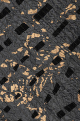 Recess Los Angeles Vintage Amen Wardy Metallic Splatter Quilted Duster Coat