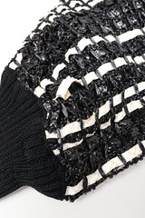 Recess Los Angeles Vintage Amen Wardy Woven Straw Snakeskin Boxy Cardigan Jacket