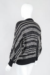 Recess Los Angeles Vintage Amen Wardy Woven Straw Snakeskin Boxy Cardigan Jacket