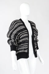 Recess Los Angeles Vintage Amen Wardy Woven Straw Snakeskin Boxy Cardigan Jacket