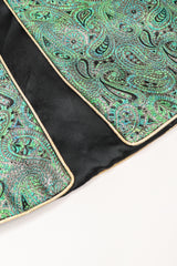 Recess Los Angeles Vintage Amen Wardy Paisley Gold Brocade Cocoon Kimono Coat