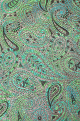 Recess Los Angeles Vintage Amen Wardy Paisley Gold Brocade Cocoon Kimono Coat