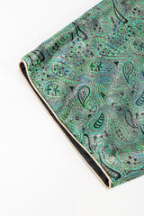 Recess Los Angeles Vintage Amen Wardy Paisley Gold Brocade Cocoon Kimono Coat