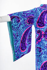 Recess Los Angeles Vintage Andrade Hawaiian Resort Paisley Swirl Kimono Caftan