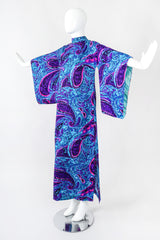 Recess Los Angeles Vintage Andrade Hawaiian Resort Paisley Swirl Kimono Caftan