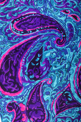 Recess Los Angeles Vintage Andrade Hawaiian Resort Paisley Swirl Kimono Caftan