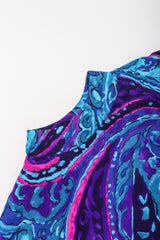 Recess Los Angeles Vintage Andrade Hawaiian Resort Paisley Swirl Kimono Caftan
