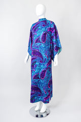 Recess Los Angeles Vintage Andrade Hawaiian Resort Paisley Swirl Kimono Caftan