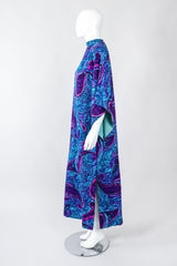 Recess Los Angeles Vintage Andrade Hawaiian Resort Paisley Swirl Kimono Caftan