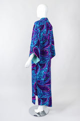 Recess Los Angeles Vintage Andrade Hawaiian Resort Paisley Swirl Kimono Caftan