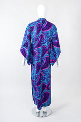 Recess Los Angeles Vintage Andrade Hawaiian Resort Paisley Swirl Kimono Caftan