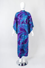 Recess Los Angeles Vintage Andrade Hawaiian Resort Paisley Swirl Kimono Caftan