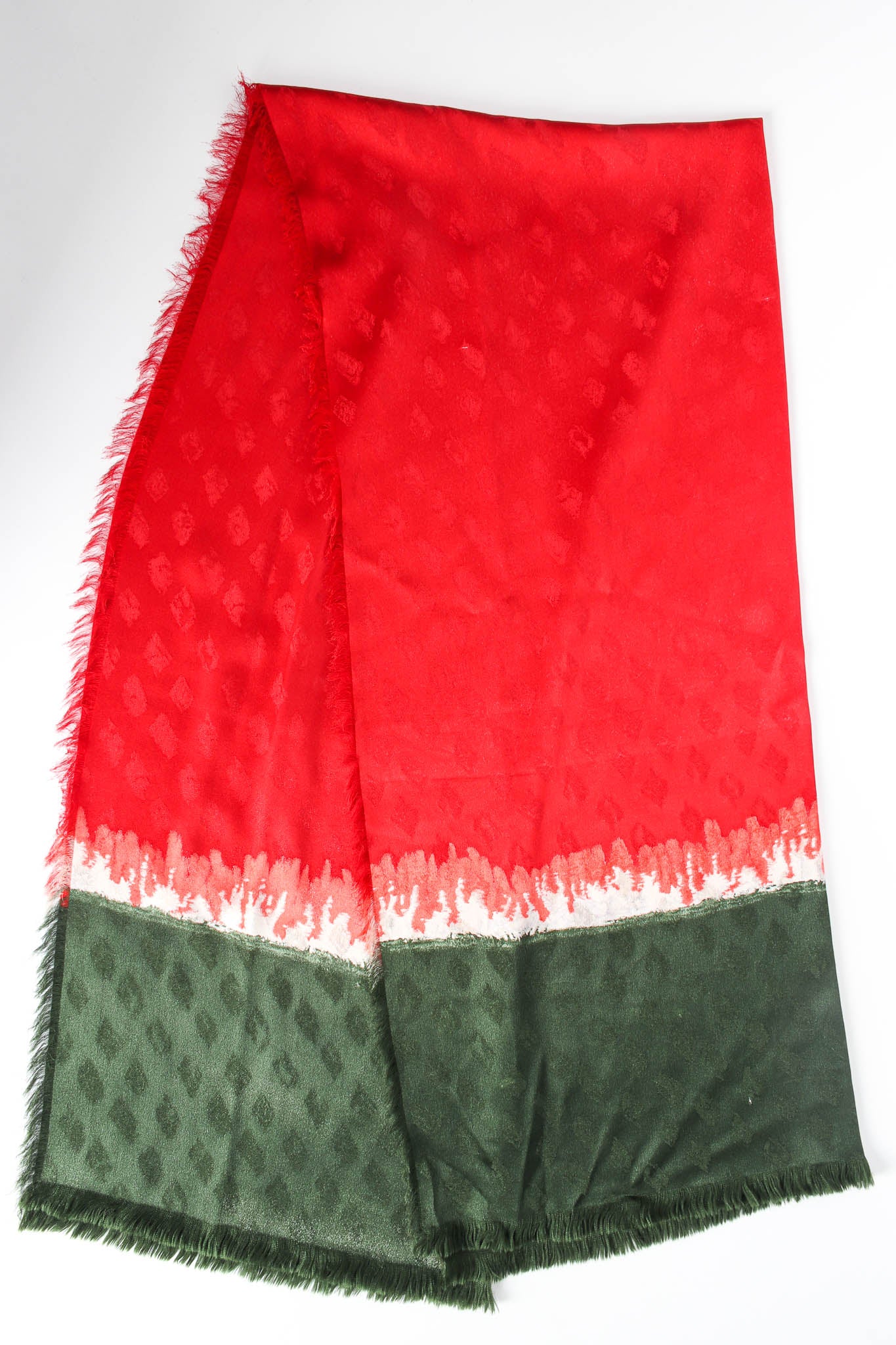 Vintage Andrea Odicini Silk Stripe Dye Tunic Dress scarf @ Recess Los Angeles