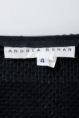 Vintage Andrea Behar Label on Black