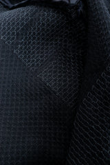 Vintage Andrea Behar Black Liquid Sequin fabric, inside