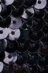 Vintage Andrea Behar Black Liquid Sequin Missing