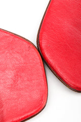 Recess Los Angeles Designer Consignment Vintage Andrea Pfister Rainbow Strappy Slide Sandals Heels