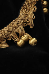 Recess Los Angeles Vintage Andrew Wilkie Velvet Ball Fringe Fez Toque Hat