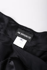 Recess Los Angeles Vintage Ann Demeulemeester Silk Strapless Oversized Evening Palazzo Jumpsuit Pant
