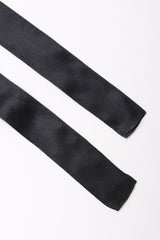 Recess Los Angeles Vintage Ann Demeulemeester Silk Strapless Oversized Evening Palazzo Jumpsuit Pant