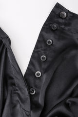 Recess Los Angeles Vintage Ann Demeulemeester Silk Strapless Oversized Evening Palazzo Jumpsuit Pant