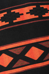 Recess Los Angeles Vintage Anne Klein Aztec Woven Curly Lamb Fur Collar Coat