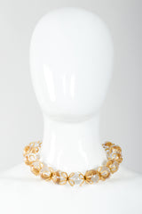 Vintage Annie Klein Lucite Ball Bead Collar Necklace on Mannequin at Recess