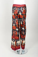 Vintage Anne Klein Boxy Tunic Pant Set Back Pant at Recess