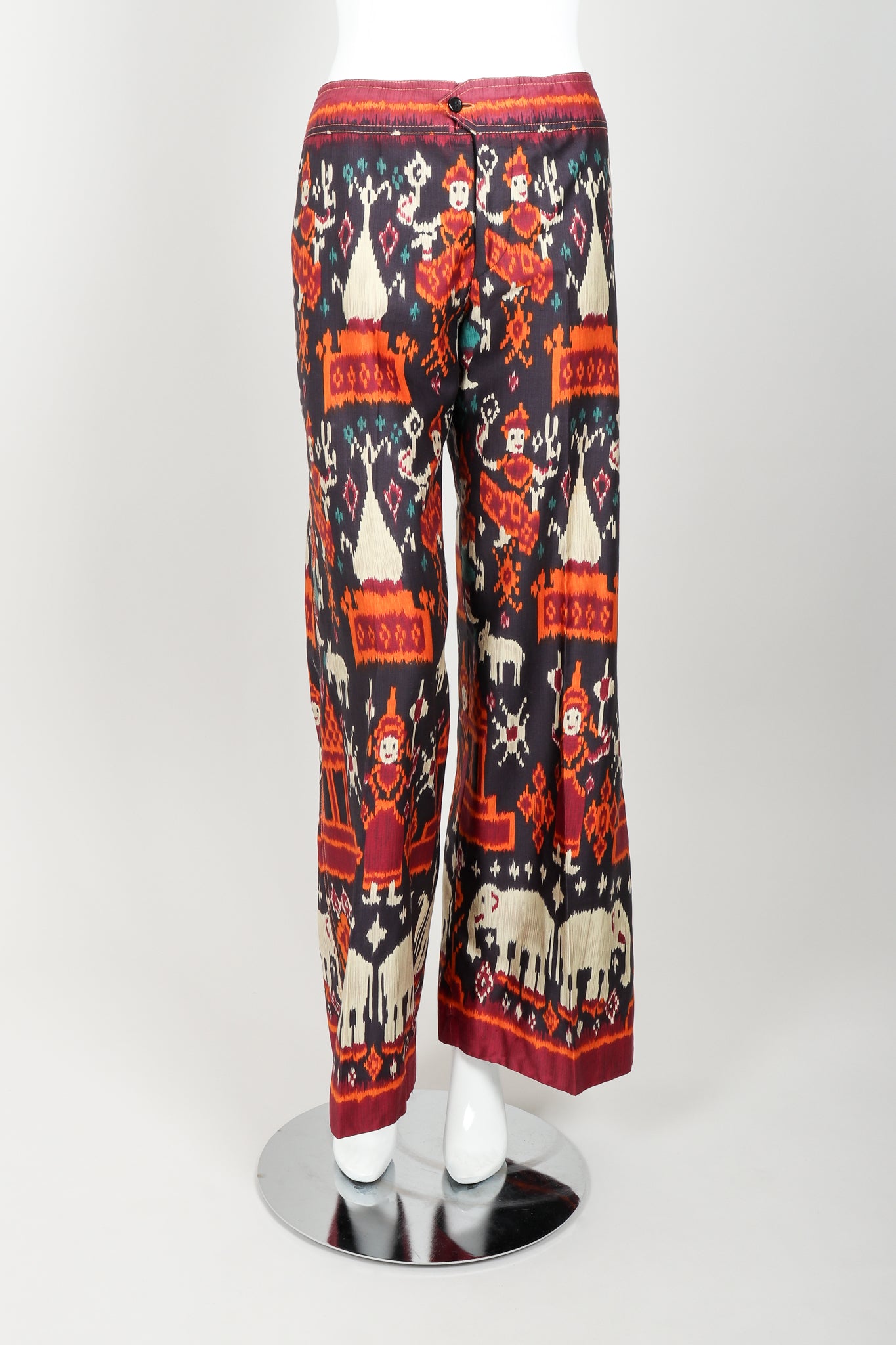 Vintage Anne Klein Boxy Tunic Pant Set Front Pant at Recess