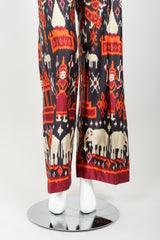 Vintage Anne Klein Boxy Tunic Pant Set Pant Front Crop at Recess