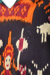 Vintage Anne Klein Boxy Tunic Pant Set Top Neckline at Recess