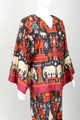 Vintage Anne Klein Boxy Tunic Pant Set Angle at Recess