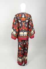 Vintage Anne Klein Boxy Tunic Pant Set Back at Recess