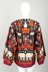 Vintage Anne Klein Boxy Tunic Pant Set Back Top Crop at Recess