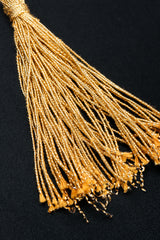 Vintage Anthony Muto Golden Brocade Fan Coccon Coat wear to tassels