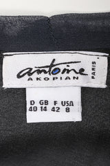 Recess Los Angeles Designer Consignment Resale Recycled Vintage Antoine Akopian Silk Chiffon Tie-Dye Galaxy Wrap Skirt