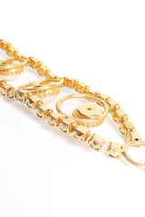 Vintage Apex Art Rhinestone Pearl Ring Link Choker reverse @ Recess Los Angeles