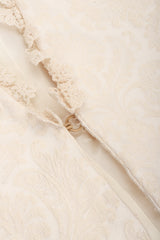 Recess Los Angeles Vintage Apropos Romantic Lace Damask Bridal Wedding Jacket & Mermaid Skirt Set