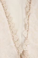 Recess Los Angeles Vintage Apropos Romantic Lace Damask Jacket & Mermaid Skirt Set