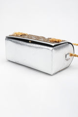 Recess Los Angeles Vintage Arnold Scaasi Embroidered Metallic Lamé Shoulder Bag
