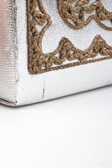 Recess Los Angeles Vintage Arnold Scaasi Embroidered Metallic Lamé Shoulder Bag