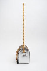 Recess Los Angeles Vintage Arnold Scaasi Embroidered Metallic Lamé Shoulder Bag